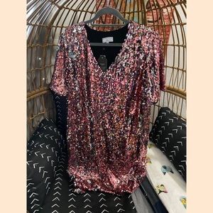 J crew Pink Sequin Dress